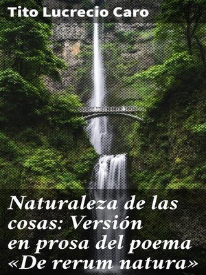 cover image of Naturaleza de las cosas